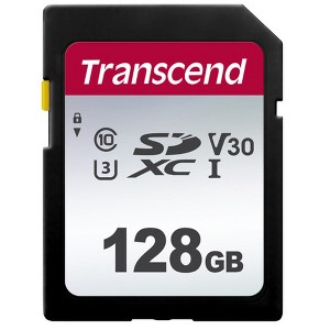 Transcend SDXC 128GB UHS -I U3 300s V30 Class 10 95MB/s - 1 of 2