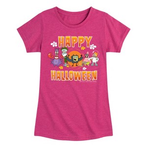 Girls' - SpongeBob SquarePants - Happy Halloween Fitted Short Sleeve Graphic T-Shirt - 1 of 4