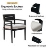 PAGED Set of 4 Patio Dining Chairs,Modern Outdoor Dining Chairs with Sunbrella Fabric Cushions,Aluminum Chairs for Suitable for Patio - 4 of 4
