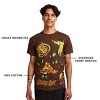 Scooby Doo Scooby Shaggy & Monsters Front & Back Art Men's Black Crew Neck Short Sleeve T-shirt - 4 of 4