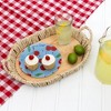Pavilion Gift Company - Cherries - 8" Glass Appetizer Plate - Serving Trays - 2 of 4