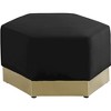 Meridian Furniture,Marquis Velvet Ottoman - 3 of 4