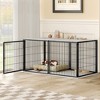 Gulches Large Dog Cage 48inch Dog Kennel for Medium Dogs Puppy Dog Playpen with Top, Pet Cage, Indoor, Black - 2 of 4