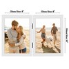 Americanflat 8x10 Hinged Picture Frame for 2 Photos - White - 2 of 4
