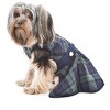 Parisian Pet 'Scottish Taffeta Dress Green/Blue Plaid' - Perfect Holiday Look for Dogs & Cats, Ideal for Christmas & Festivities - image 3 of 3