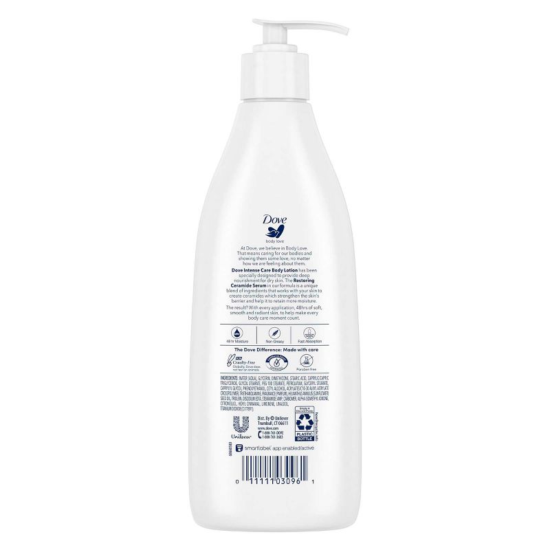 Dove Beauty Body Love Intense Care Body Lotion Unscented - 13.5 fl oz, 4 of 22