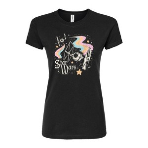 Women's - Star Wars - TIE Fighters Celestial Ships Fitted Graphic T-Shirt - 1 of 2