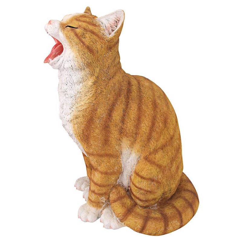 Design Toscano Lazy Daze Kitty Yawning Cat Statue - Orange, 2 of 6