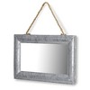 Cheung's Alma Galvanized Framed Hanging Mirror - 4 of 4