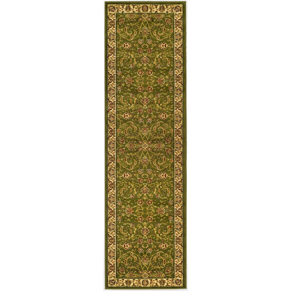 2'3inx6' Runner Loomed Medallion Rug Sage/Ivory - Safavieh