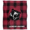 Lenoirrhyne University Campus Plaid Spirit Silky Touch Super Soft Throw Blanket 50x60 - 2 of 4