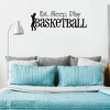 Unique Bargains Eat Sleep Play Basketball Pattern Self-stick Bedroom Wall Stickers Artificial Decal - 4 of 4