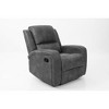 PU Leather Manual Recliner Chair with Cushion Back & Tufted Design - 4 of 4
