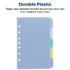 Avery Write & Erase Durable Plastic Mini Dividers for 3 Ring Binders and 7-Ring Binders, 5.5" x 8.5", 5-Tab Sets, Multicolor, 4 Sets (21982) - 4 of 4