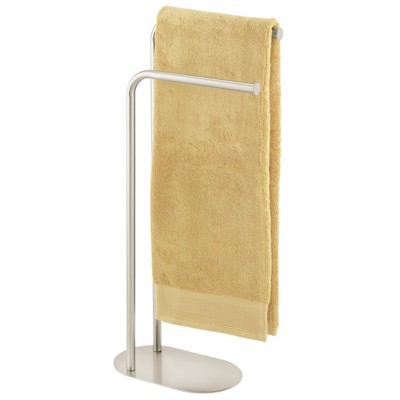 Mdesign Metal Hand Towel Holder Stand For Bathroom Vanity Countertop ...