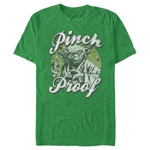 Men's Star Wars Yoda St. Patrick's Day Pinch Proof T-Shirt - 1 of 4