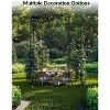 8.8 FT Birdcage Shape Garden Arch,Pergola Pavilion for Climbing Plants Outdoor,Wedding Arches for Ceremony Party,Metal Garden Arbor - 3 of 4