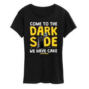 Women's - Star Wars - Come To The Dark Side Short Sleeve Graphic T-Shirt - 1 of 4