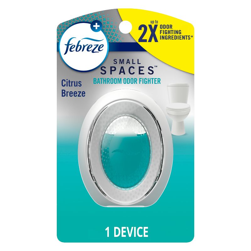 Febreze Small Spaces Bathroom Odor Fighter Citrus Breeze - 0.25 fl oz, 1 of 12