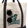 Castleton University Primary Logo Canvas Tote Bag With External Pocket, Reusable Shoulder Bag for Shopping, School, Beach - 2 of 4
