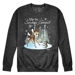 Men's - Disney - Christmas - Up To Snow Good Graphic Fleece Sweatshirt - 1 of 4