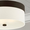 Crystorama Lighting Grayson 3 - Light Flush Mount in  Dark Bronze - 2 of 4