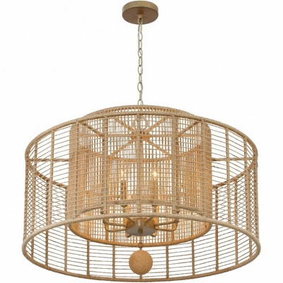Crystorama Lighting Jayna 8 - Light Chandelier in  Burnished Silver