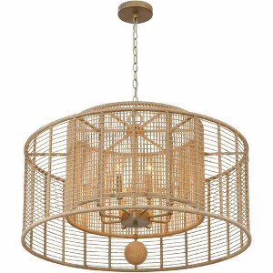 Crystorama Lighting Jayna 8 - Light Chandelier in  Burnished Silver - 1 of 4