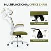 Mesh Office Desk Chair, High Back Executive Desk Chair with Lumbar Support - 3 of 4