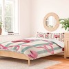 Deny Designs 3pc King Emanuela Carratoni Preppy Bows and Cherries Duvet and Sham Set - 2 of 4