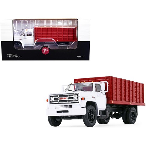 1970s Gmc 6500 Grain Truck With Corn Load White And Red 1/34 Diecast ...