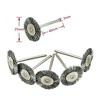 Moti Samarth Solid Wood Decor on Iron Stand in Sandblasted Gray (Set of 3) - 2 of 4