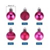Unique Bargains Shatterproof Home Party Decorative Christmas Tree Hanging Ball Ornaments 36 Pcs - 2 of 4