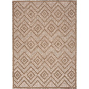 Nourison Versatile Solid Diamond Indoor Outdoor Flatweave Area Rug - 1 of 4
