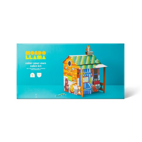 Color-your-own Cabin Craft Kit - Mondo Llama™ : Target