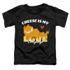 Toddler Boys' Garfield Movie Cheese Is My Love Language T-Shirt (Large) For Youth Toddlers Black - 2 of 4