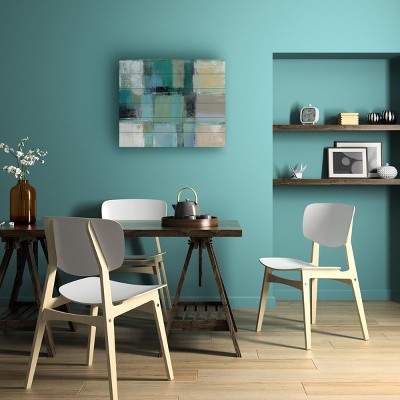 Silvia Vassileva 'Island Hues Crop II' Wood Slat Art-18x22