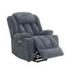 Chenille Power Lift Recliner with Heating, Massage and Cup Holder - 4 of 4