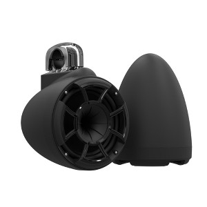 Wet Sounds REV 8 SE B-FC SS V2 - Black REV8 Special Edition - Revolution Series 8" Tower Speakers, Pair with Fixed Clamps - 1 of 4