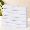 Honeycomb Waffle Border Cotton Medium Weight Towel Set by Blue Nile Mills - 2 of 4