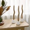 3pk Snake Taper Candle Set - Threshold™ - 2 of 3