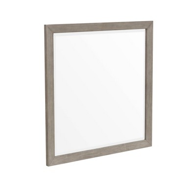 Modern Dresser Mirror Gray - HomeFare