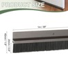 Unique Bargains Aluminum Alloy H-Shape Holder PP Bristle Rust-resistant Door Sweep 1 Pc - 2 of 3