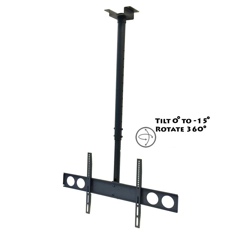 MegaMounts Heavy Duty Tilting Ceiling Television Mount for 37" - 70" LCD, LED and Plasma Televisions, 1 of 5