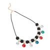 SOHI Women's Black Stone Statement Necklace - 2 of 4
