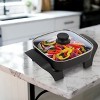 Brentwood SK-46 8-Inch Nonstick Electric Skillet in Black with Lid - 3 of 4