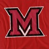 Men's Distressed Primary Miami University Ohio Logo T-Shirt, Red, 3X Large - 2 of 4