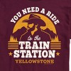 Men's - Yellowstone - You Need A Ride To The Train Station Short Sleeve Graphic T-Shirt - 2 of 4