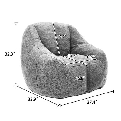 Maliang Bean Bag Chair, Bean Bag Sofa with Tufted Soft Stuffed Filling, for Dorm, Apartment, Living Room
