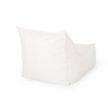 Vynxaria White Ettie 3 Ft. Water Resistant Fabric Bean Bag Chair - 3 of 4